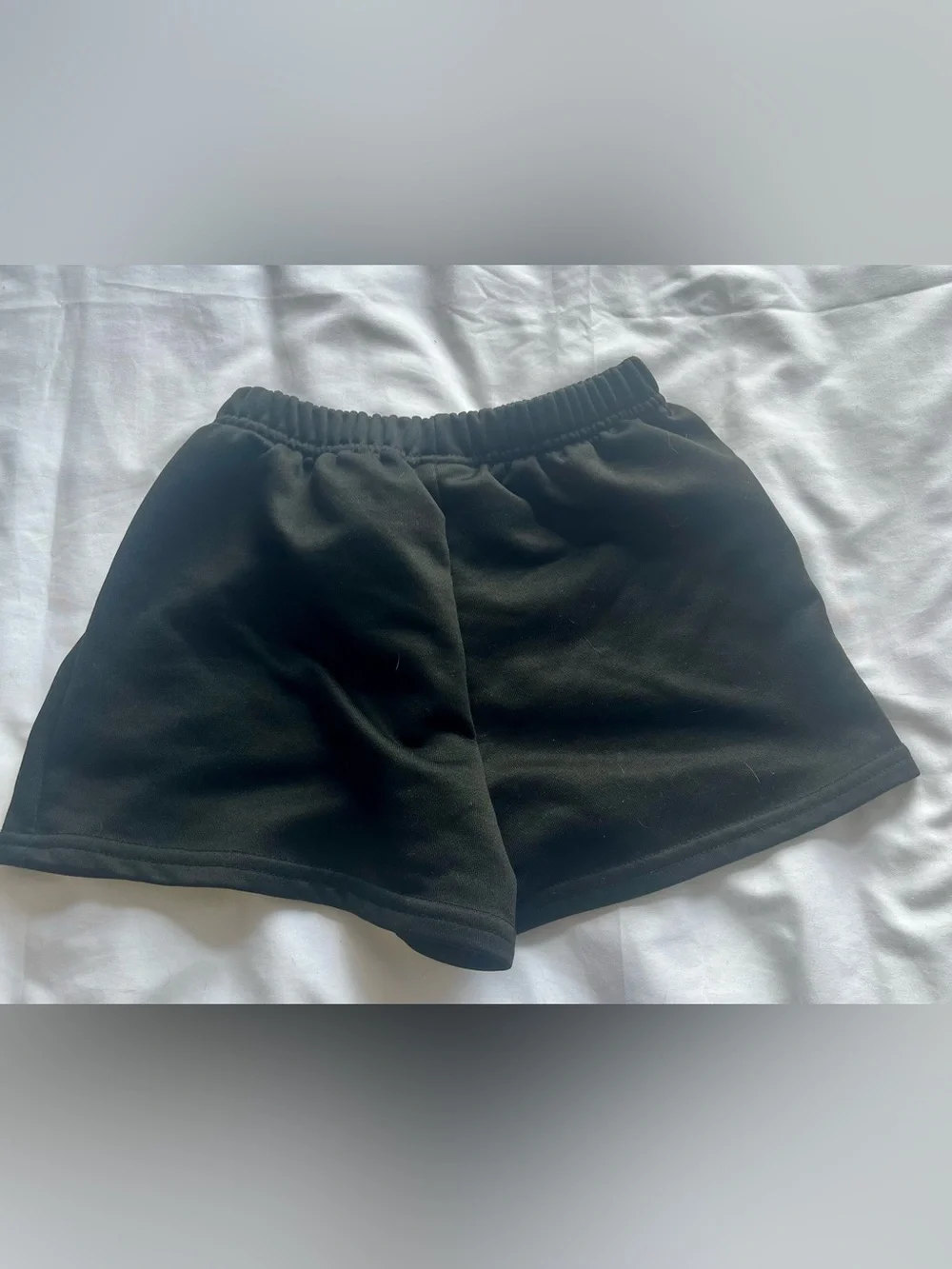 Girls black shorts size 8